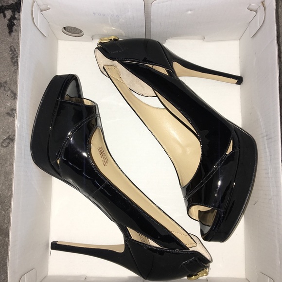 MICHAEL KORS OPEN TOE PUMPS SIZE 6.5 - Picture 5 of 8